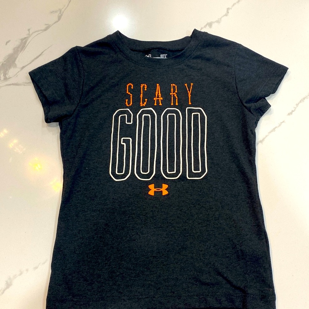 Looks like NEW! Under Armour toddler Halloween shirt